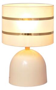 Lampă de masă HELEN 1xE27/15W/230V crem/aurie