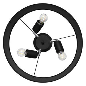 Lustră pe tijă ALBA 3xE27/15W/230V neagră