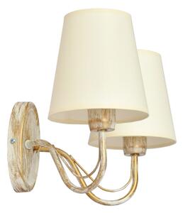 Lampă de perete MALBO 2xE27/15W/230V bej