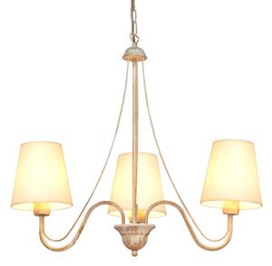 Lustră pe lanț MALBO 3xE27/15W/230V bej