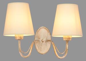 Lampă de perete MALBO 2xE27/15W/230V bej