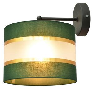 Lampă de perete HELEN 1xE27/15W/230V verde/auriu