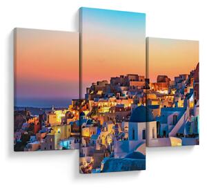 Tablou - Santorini în amurg (90x60 cm)