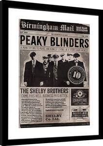 Poster înrămat Peaky Blinders - 10th Anniversary Newspaper