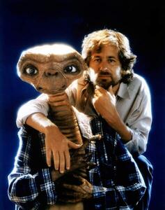 Fotografie Steven Spielberg and E.T