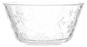 Altom Bol de sticlă Fulgi de zăpadă 13 cm, 400 ml