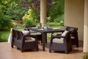 Set mobilier de gradina CORFU II FIESTA Maro/Gri-Taupe EE