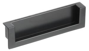Maner mobila incastrat XZ02 96 mm, negru mat
