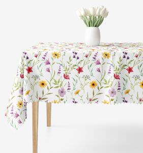 Goldea față de masă teflonată - flori colorate de primăvară 100 x 140 cm