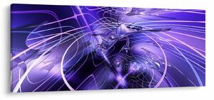 Tablou abstracție tehnică (120x50 cm)