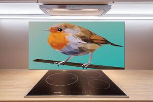Panou perete bucătărie Robin pasăre
