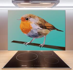 Panou perete bucătărie Robin pasăre