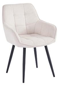 Scaun MARKEN, stofa clasica crem - Vardo 25, 59x62x86 cm