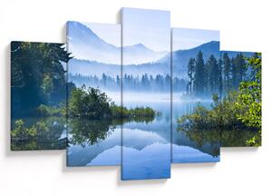 Tablou cu lac montan (150x105 cm)