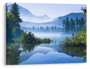 Tablou cu lac montan (70x50 cm)