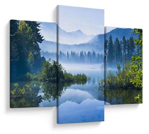 Tablou cu lac montan (90x60 cm)