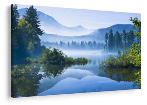Tablou cu lac montan (90x60 cm)