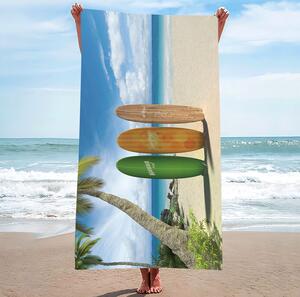 Prosop de plajă cu plajă și surf Lățime: 100 cm | Lungime: 180 cm
