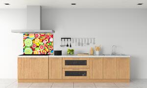 Panou sticlă decorativa bucătărie bomboane colorate