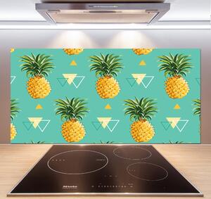Sticlă printata bucătărie ananasul