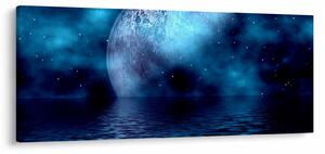 Tablou Luna deasupra mării (120x50 cm)