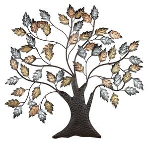 Decoratiune pentru perete din metal Copacul vietii - Eternitate 72 cm