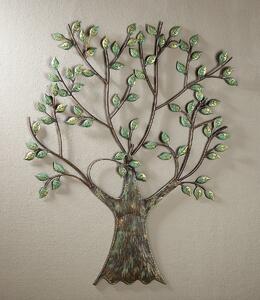 Decoratiune pentru perete din metal Copacul vietii - Noi Inceputuri 72 cm