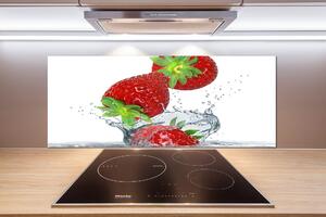 Sticlă pentru bucătărie care se încadrează căpșuni