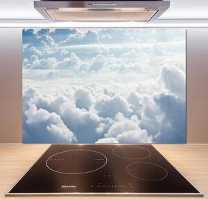 Sticlă bucătărie Nori din aer