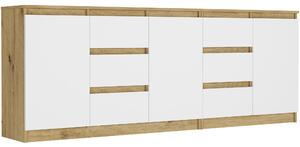 Comodă Reddis (artizanal + alb). Promo -16%. 1151513