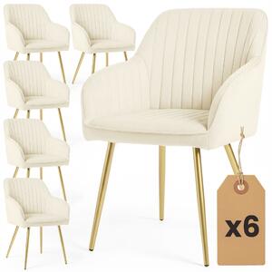Set 6 scaune de sufragerie Foraccia (crem). Promo -13%. 1152259