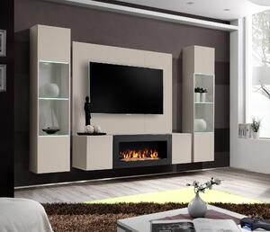 Mobilier living cu biosemineu Feryhill CC FY M P3 (casmir) (cu iluminat). Promo -18%. 1156468