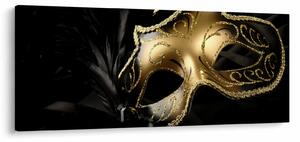Tablou masca aurie (120x50 cm)