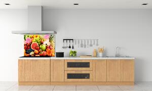 Panou sticlă bucătărie fructe colorate