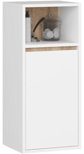 Dulap de baie Vambos W35 1P 1W (alb + stejar sonoma). Promo -15%. 1152091
