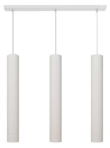 LED Lustră pe cablu TUBA 3xGU10/6,5W/230V albă