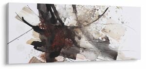 Tablou cu pictură abstactă (120x50 cm)