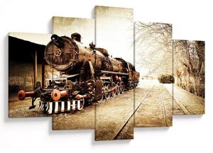 Tablou - Locomotiva istorică (150x105 cm)