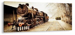Tablou - Locomotiva istorică (120x50 cm)