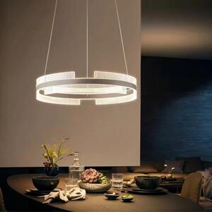 Lustra LED Cu Telecomanda, Elit's EsnF6601-1, 160w, Gri