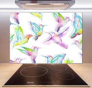 Sticlă printata bucătărie colibri