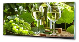Sticlă pentru bucătărie Vin alb și fructe