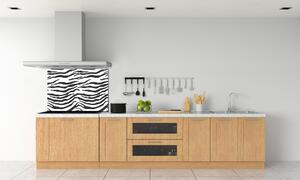 Panou perete bucătărie fundal Zebra