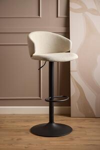 Scaun de bar Ella, Bej, 107x46x38 cm
