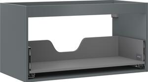Mexen Box-A, dulap suspendat 90 cm, 1 sertar, grafit mat, 91AX0-0900-470-1-66