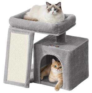 Ansamblu de joaca pentru pisici Clawfy, Gri, 50x30x48 cm