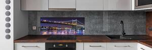 Sticlă printata bucătărie Podul în New York City