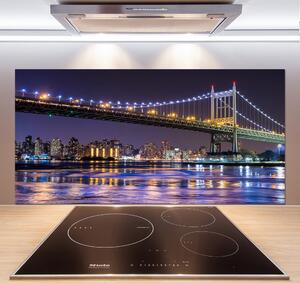 Sticlă printata bucătărie Podul în New York City