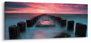 Tablou - Pietre în mare (120x50 cm)