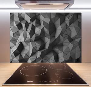 Sticlă bucătărie abstract 3D